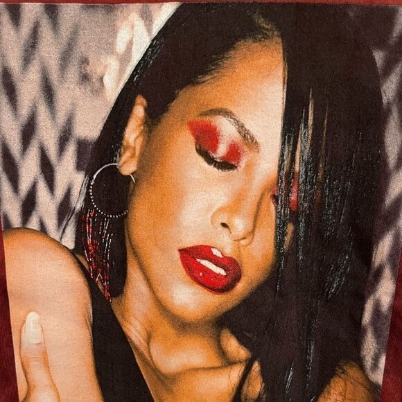 Aaliyah | Aaliyah Graphic Tee Red Tie Dye - Picture 2 of 5